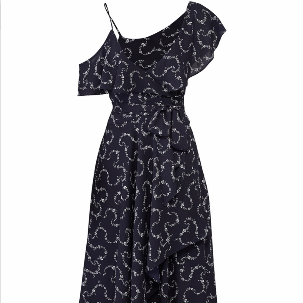 Likely Leilani Cold Shoulder Wrap Party Dress gown summer spring beach - Picture 4 of 8